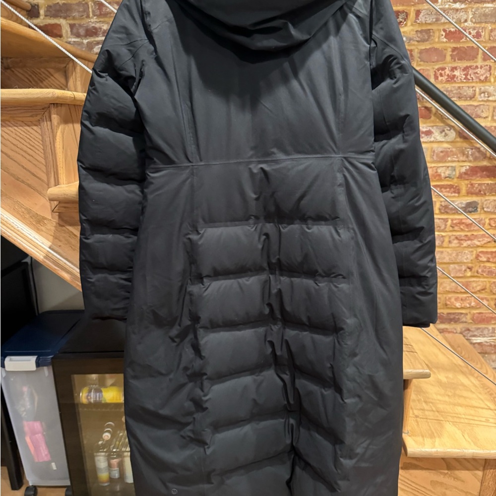 Lululemon Stretch Seal Sleet Street 600-Down-Fill Long Jacket size 10 - Picture 6 of 7